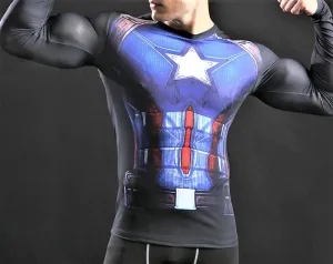 CAPTAIN AMERICA Workout T-Shirt