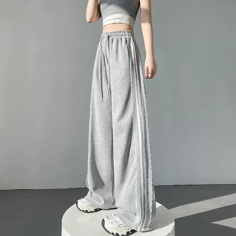 Casual and Chic Women's Sweatpants with Soft Drawstring Cuffs