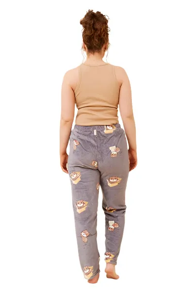 CAT PLUSH PJ PANTS