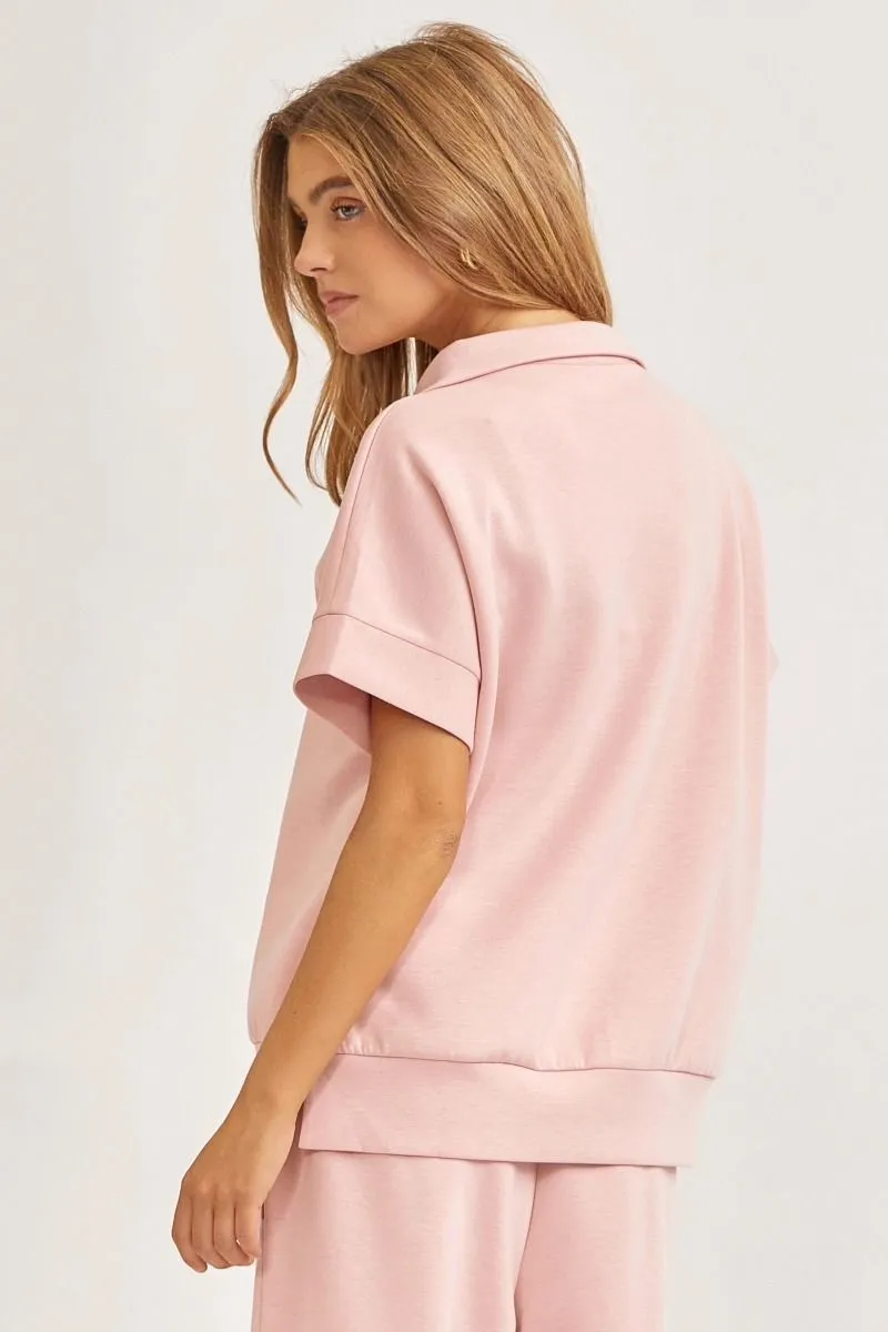 Catalina Lounge Set in Blush