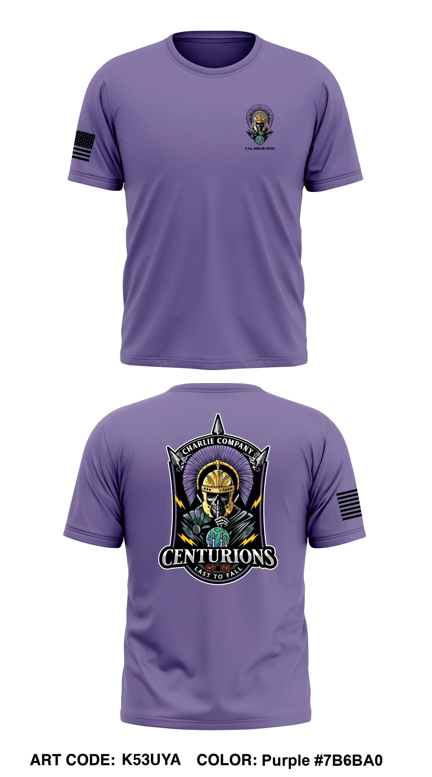 Charlie Company, 60th Offensive Cyber Operations BN Core Men's SS Performance Tee - K53UYA
