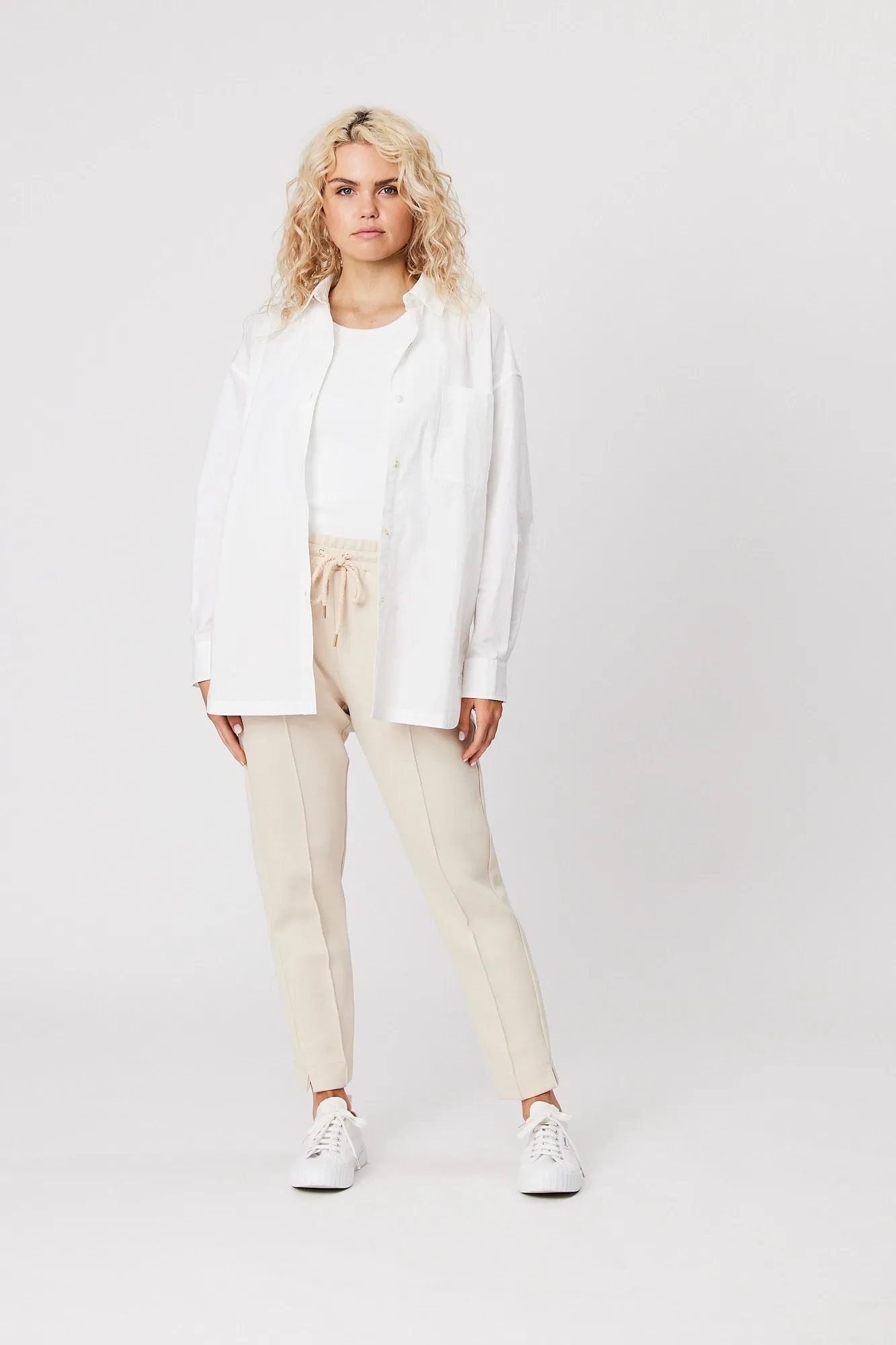 Club Track Pant - Ivory