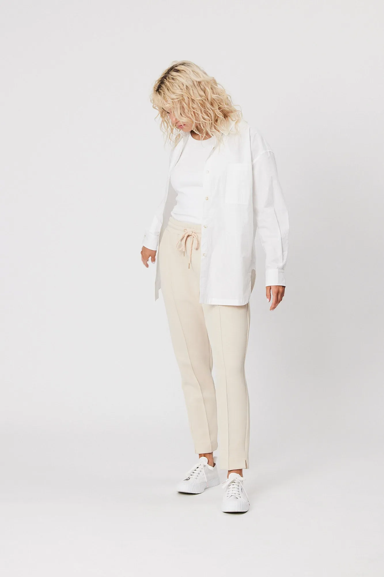 Club Track Pant - Ivory