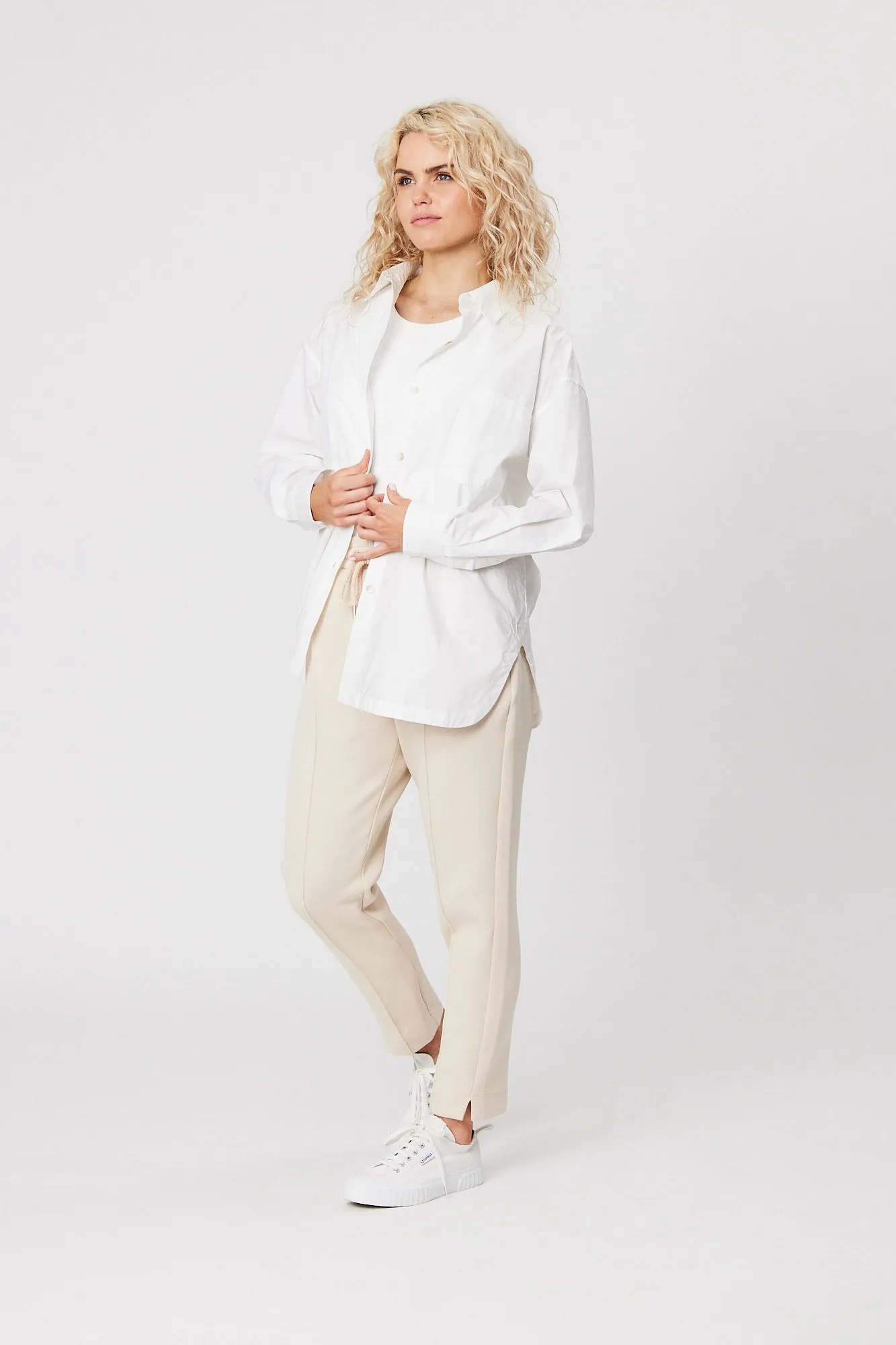 Club Track Pant - Ivory