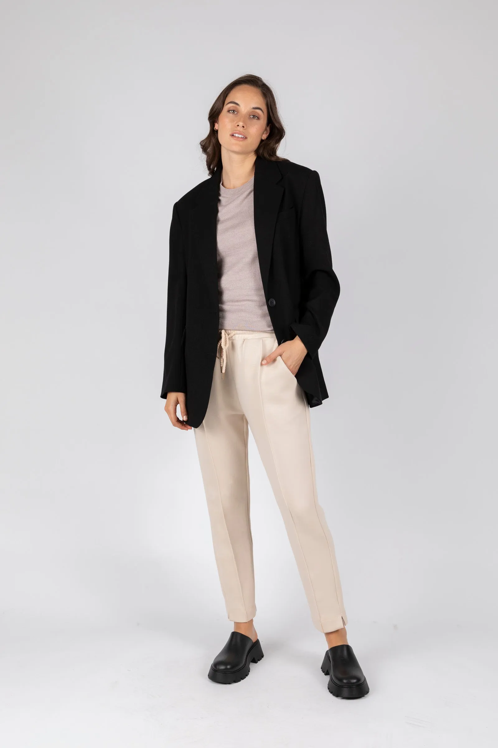 Club Track Pant - Ivory