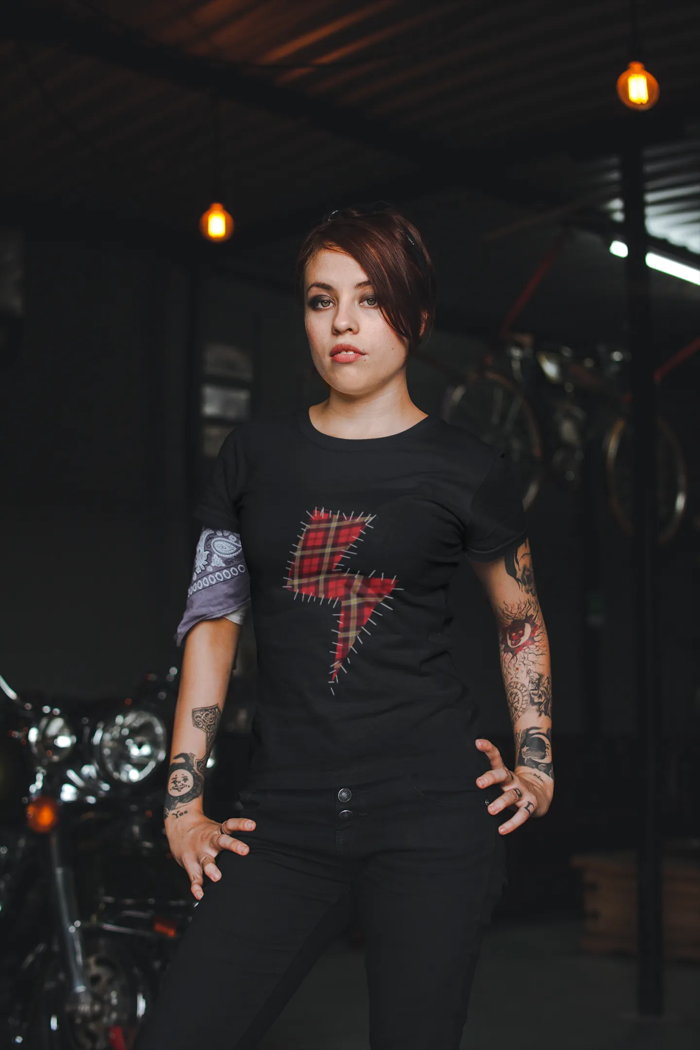 Club X Lightning Bolt Cotton Tee