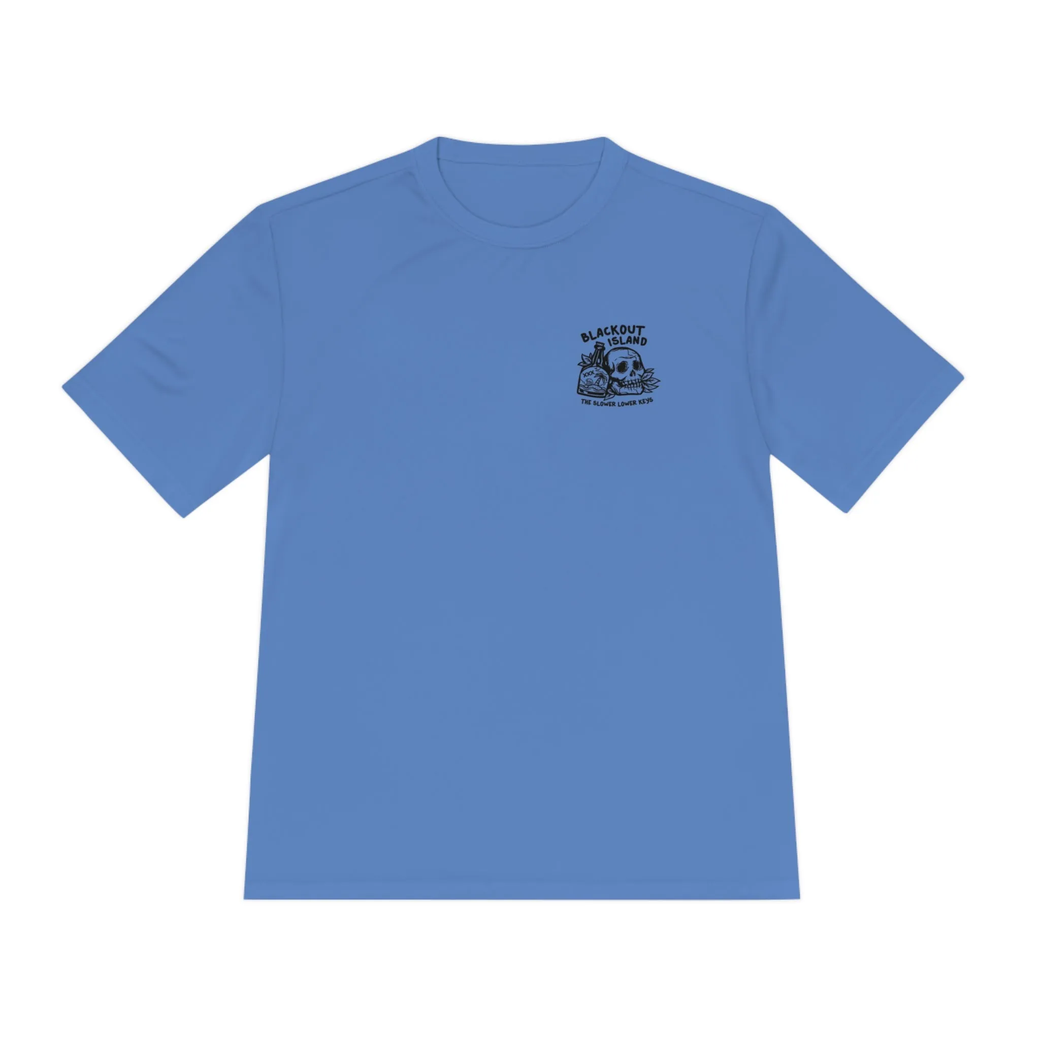Coconut Skull Palm Tree SPF Fishing Short Sleeve Performance Shirt