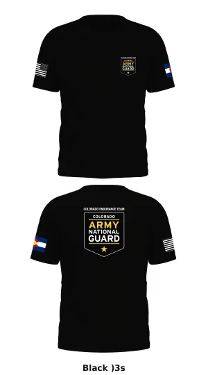 Colorado National Guard Endurance Team Store 1 Core Men's SS Performance Tee - )3s