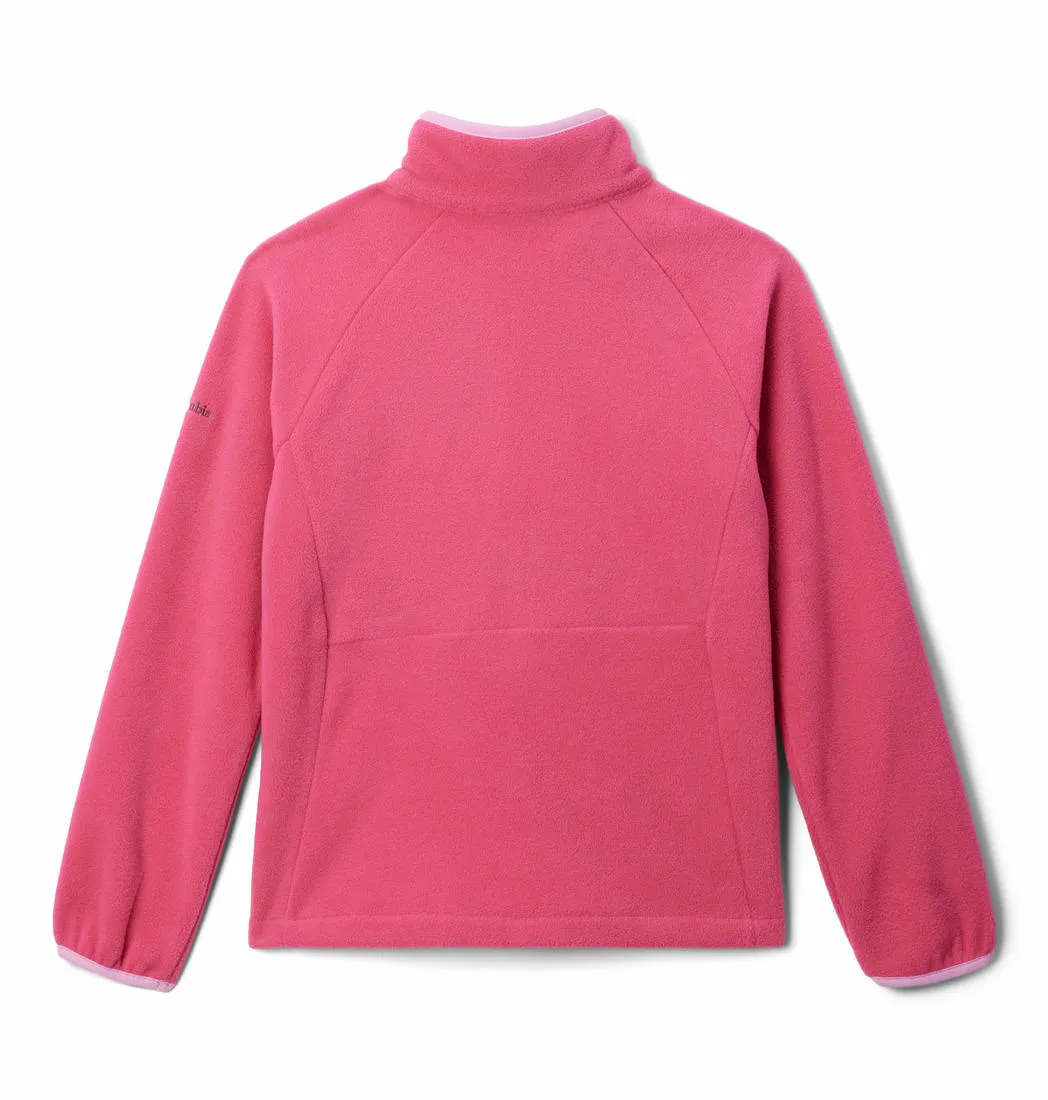 Columbia Kids Unisex Pink Fast Trek III Fleece Full Zip Jacket