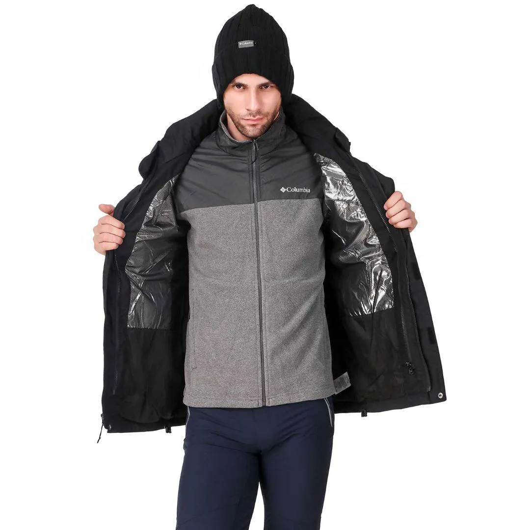 Columbia Men Black Bugaboo II Fleece Interchange Jacket