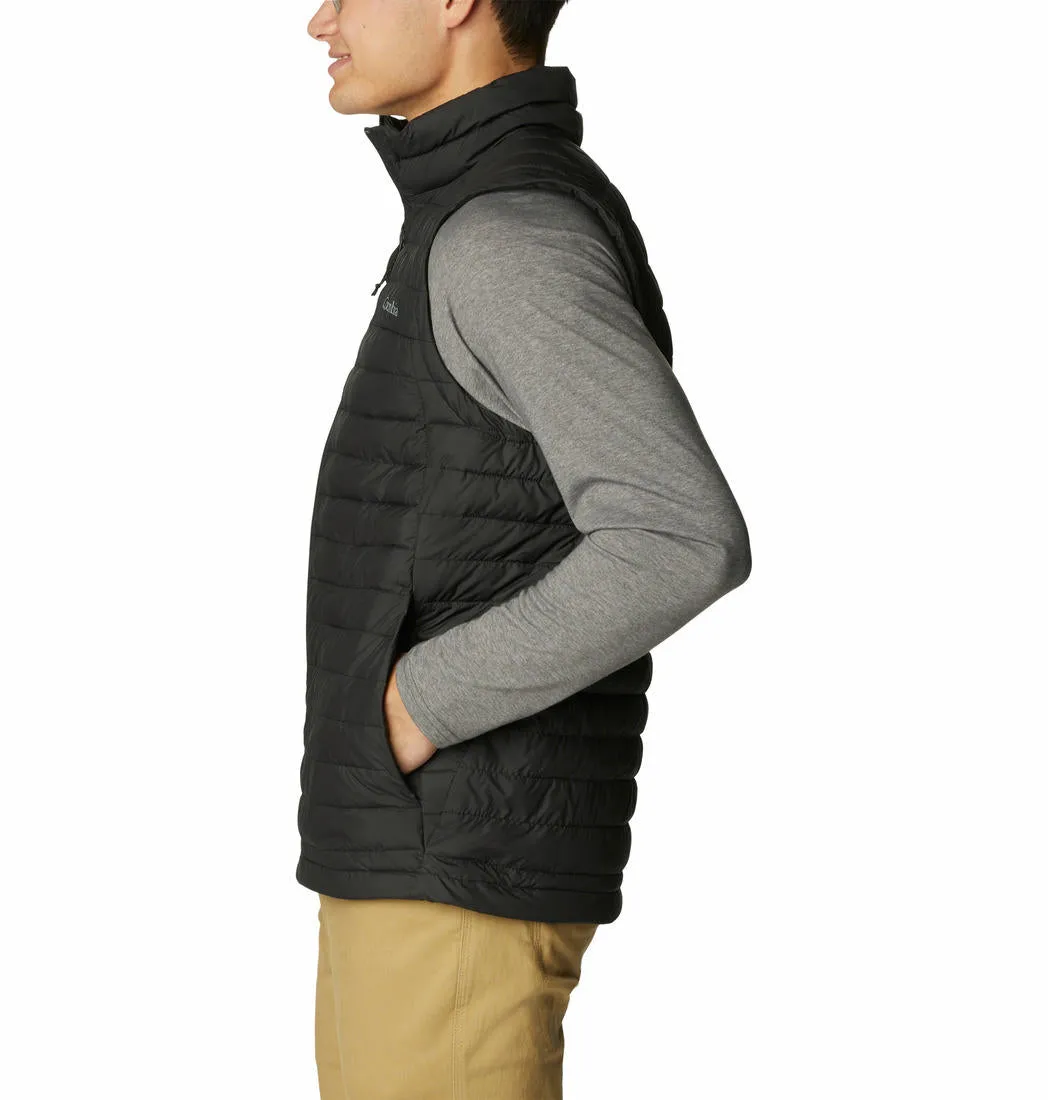 Columbia Men Black Silver Falls Vest
