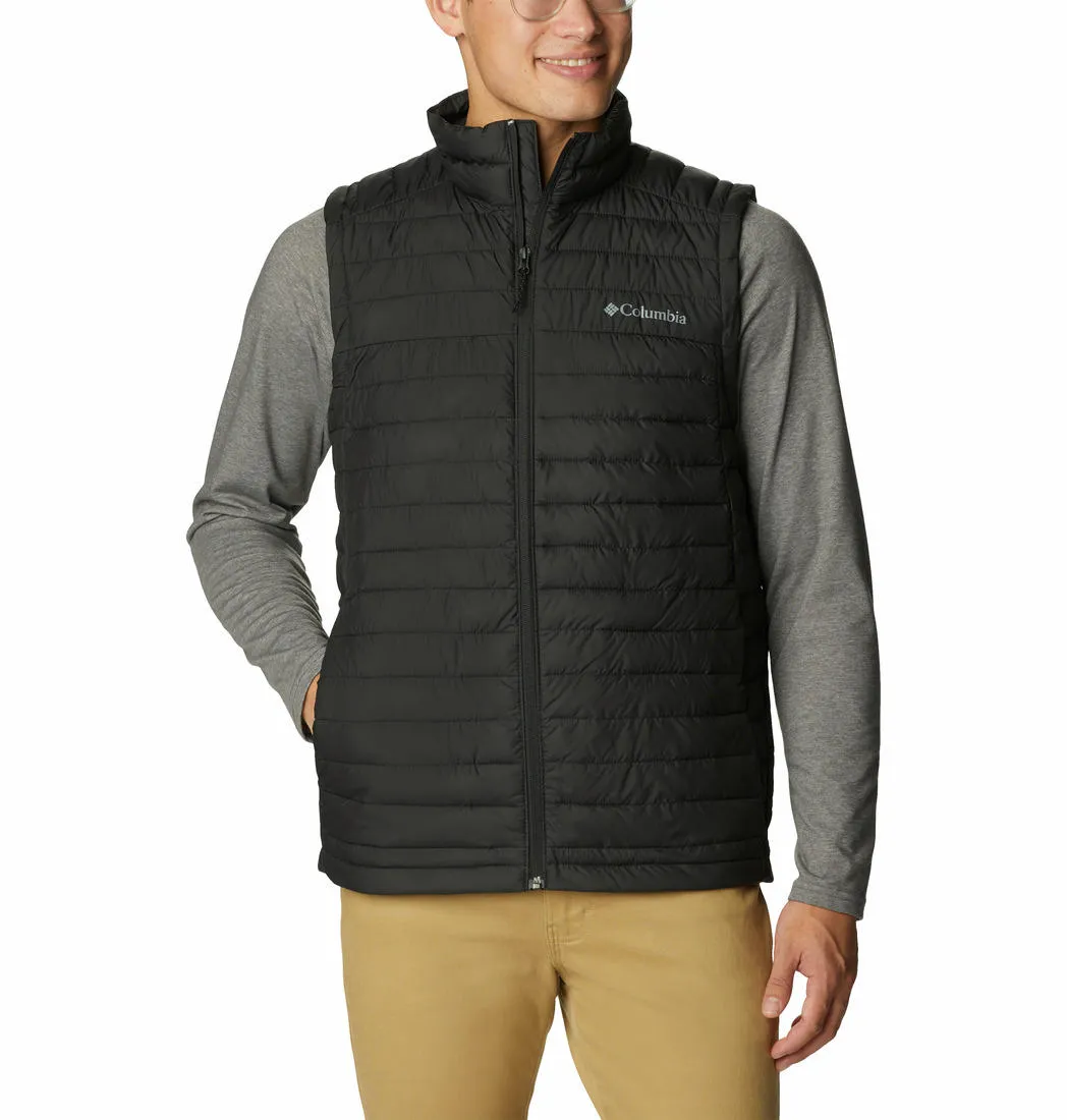 Columbia Men Black Silver Falls Vest