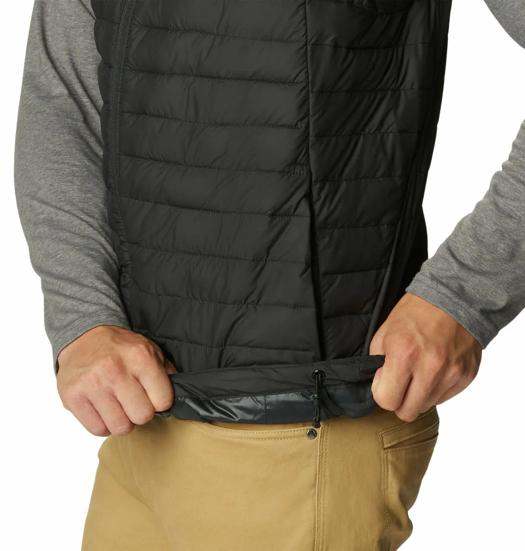 Columbia Men Black Silver Falls Vest