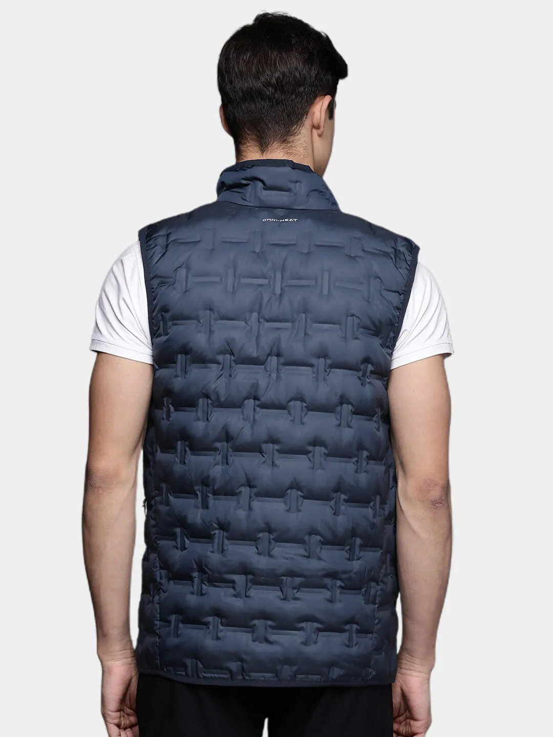 Columbia Men Blue Delta Ridge Down Vest
