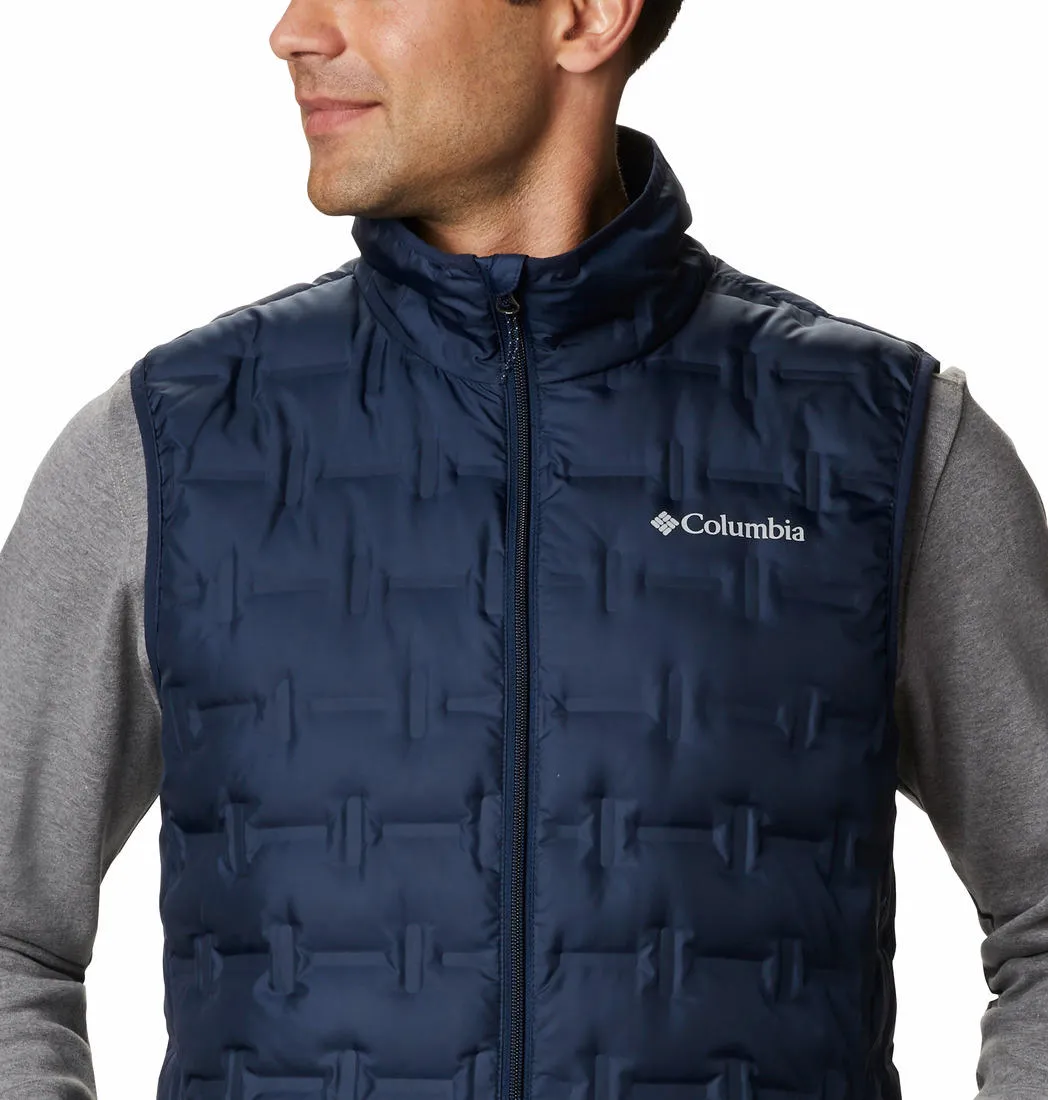 Columbia Men Blue Delta Ridge Down Vest
