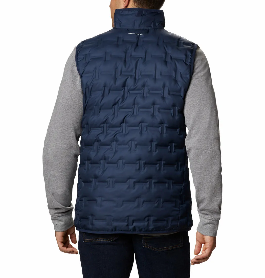 Columbia Men Blue Delta Ridge Down Vest