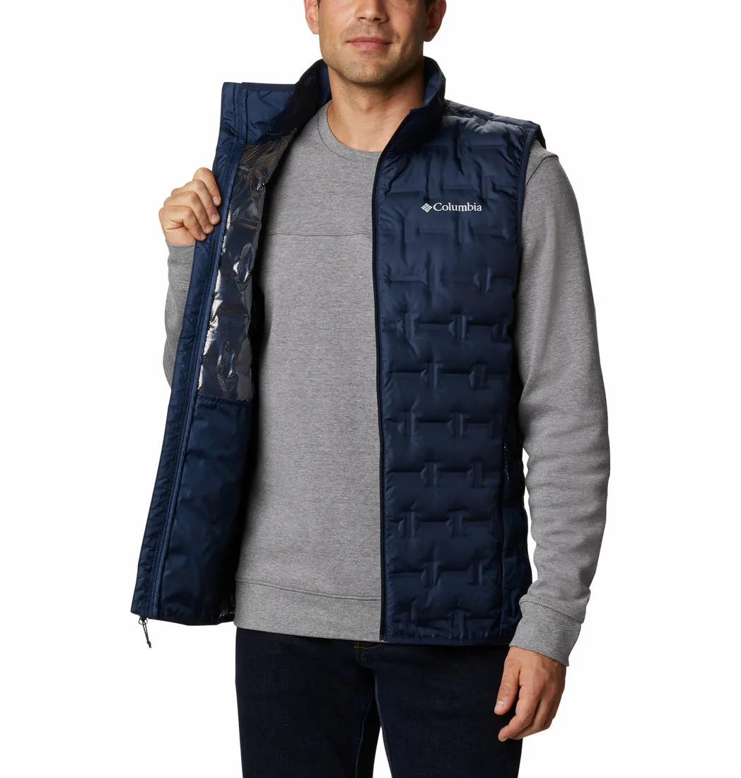 Columbia Men Blue Delta Ridge Down Vest