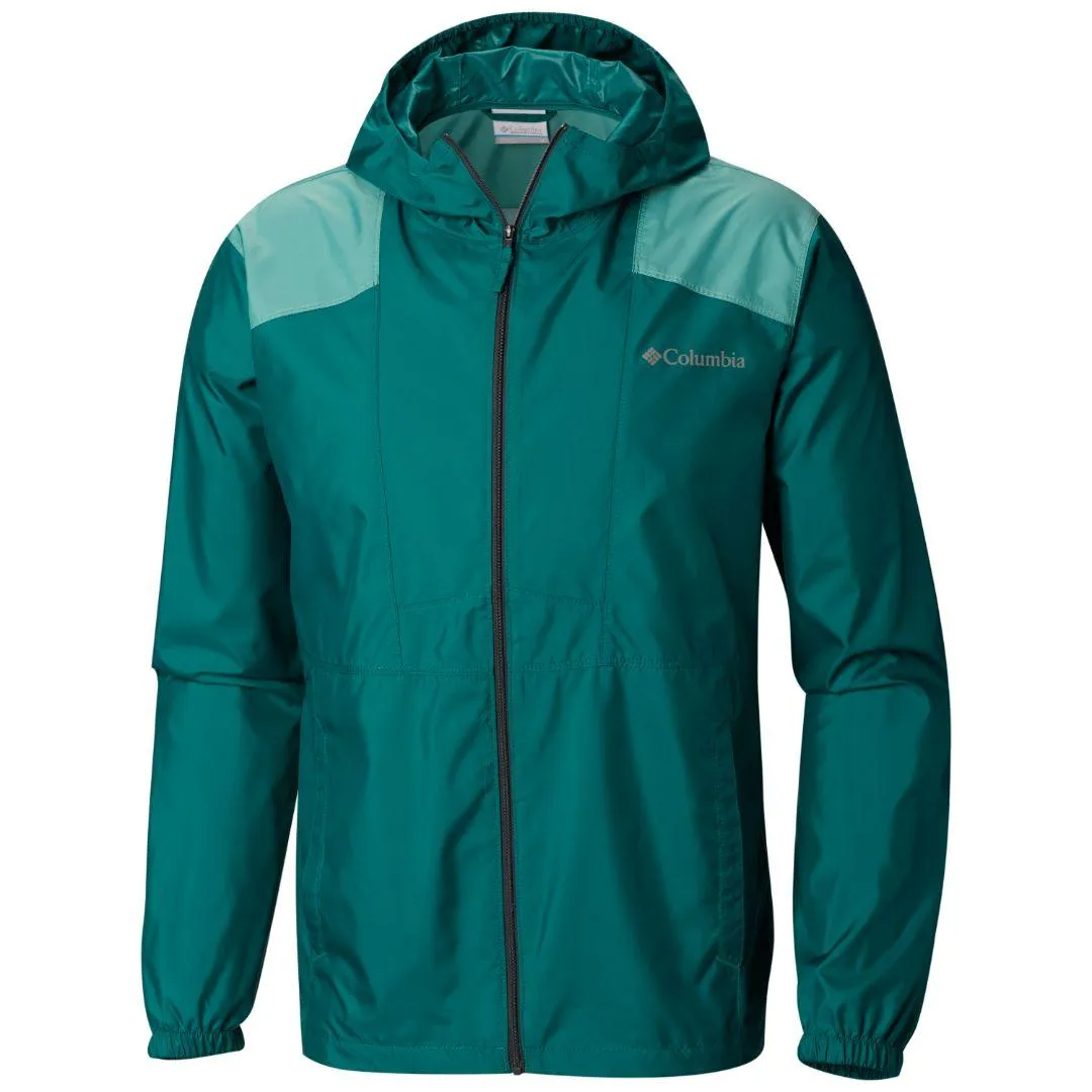 Columbia Men Green Flashback Windbreaker Rain Jacket