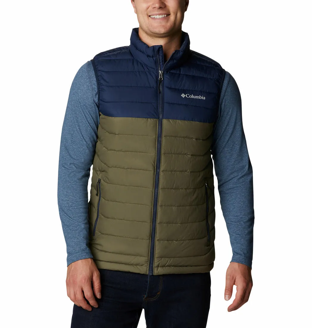 Columbia Men Green Powder Lite Vest