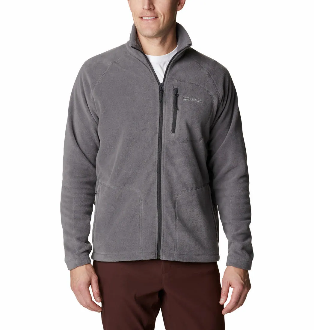 Columbia Men Grey Fast Trek II Full Zip Fleece Jacket