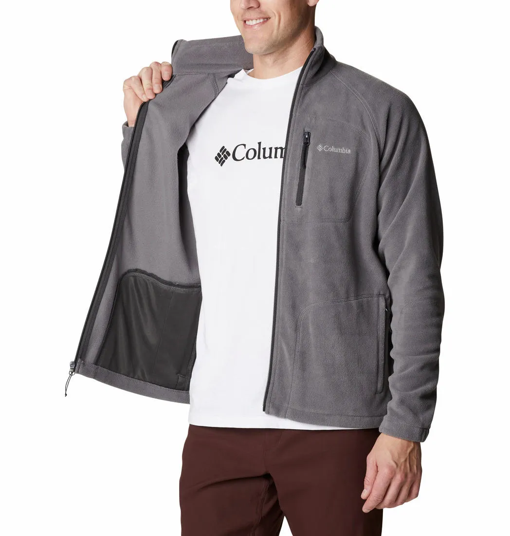 Columbia Men Grey Fast Trek II Full Zip Fleece Jacket