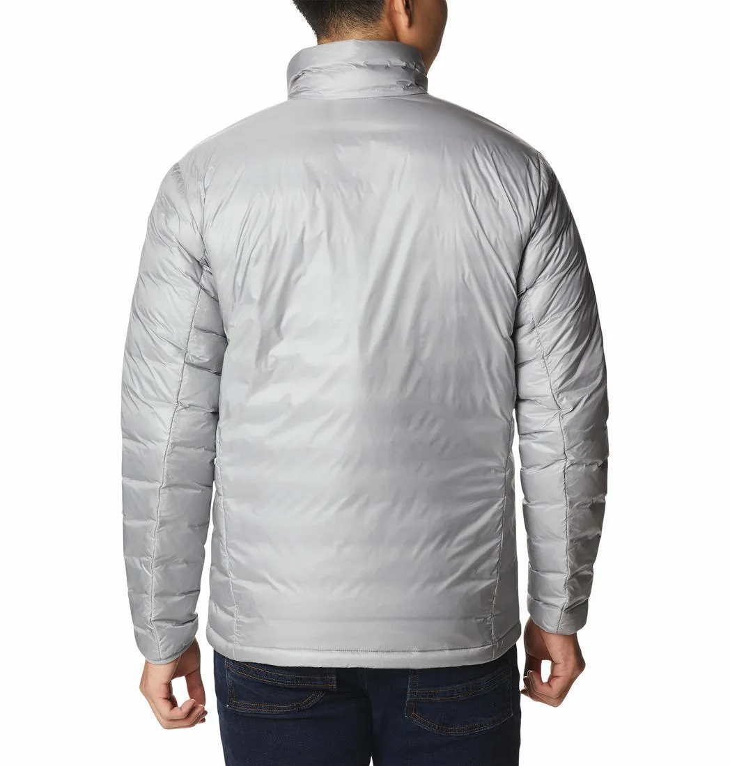 Columbia Men Grey Infinity Summit Double Wall Down Jacket