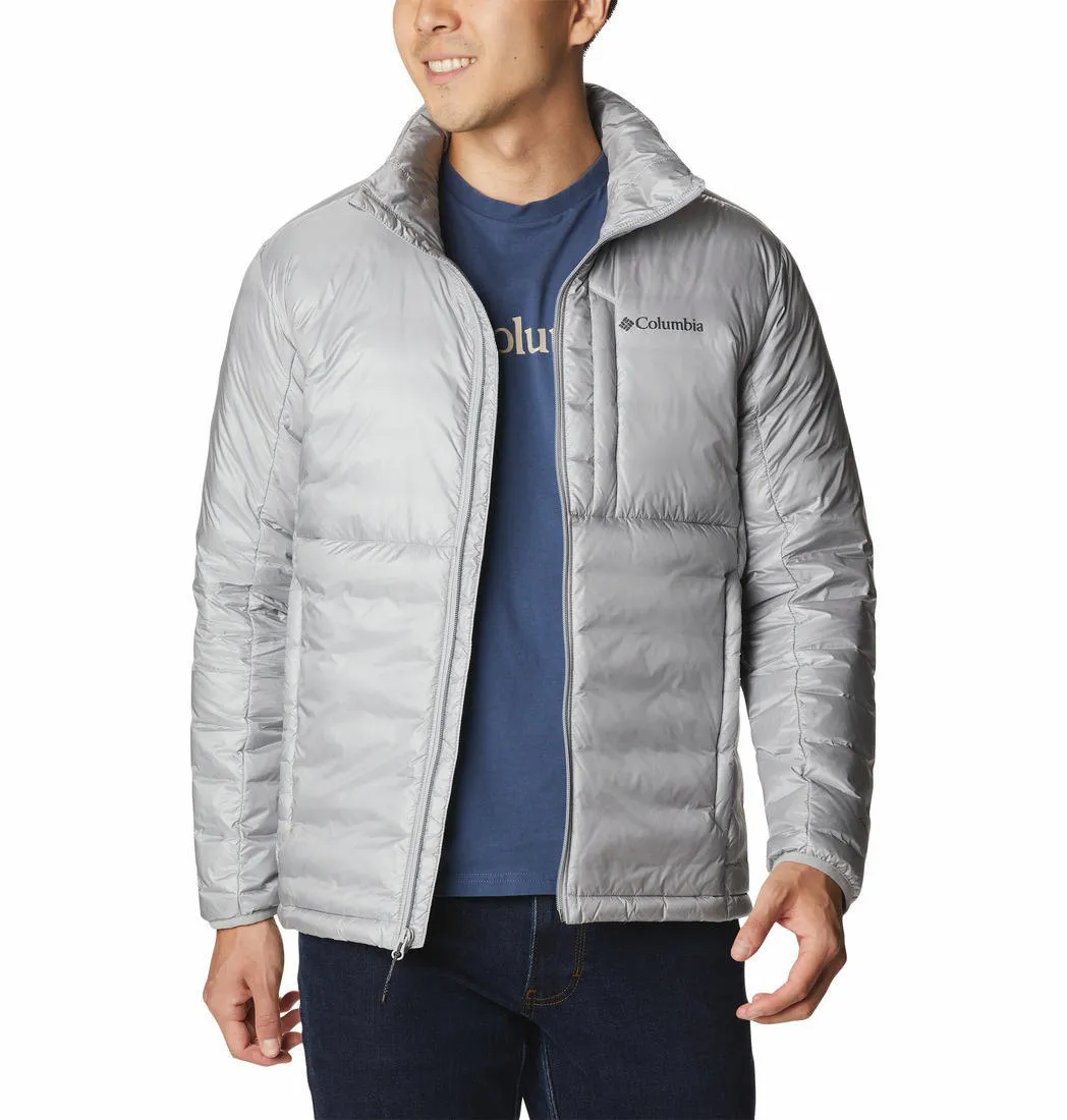 Columbia Men Grey Infinity Summit Double Wall Down Jacket