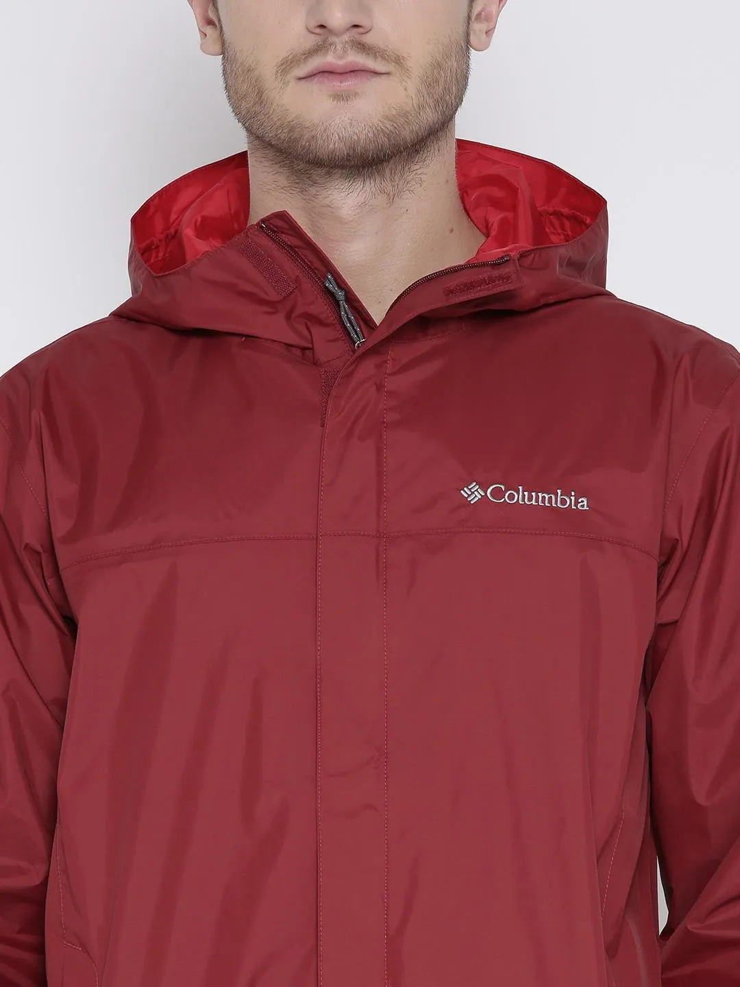 Columbia Men Maroon Watertight II Rain Jacket