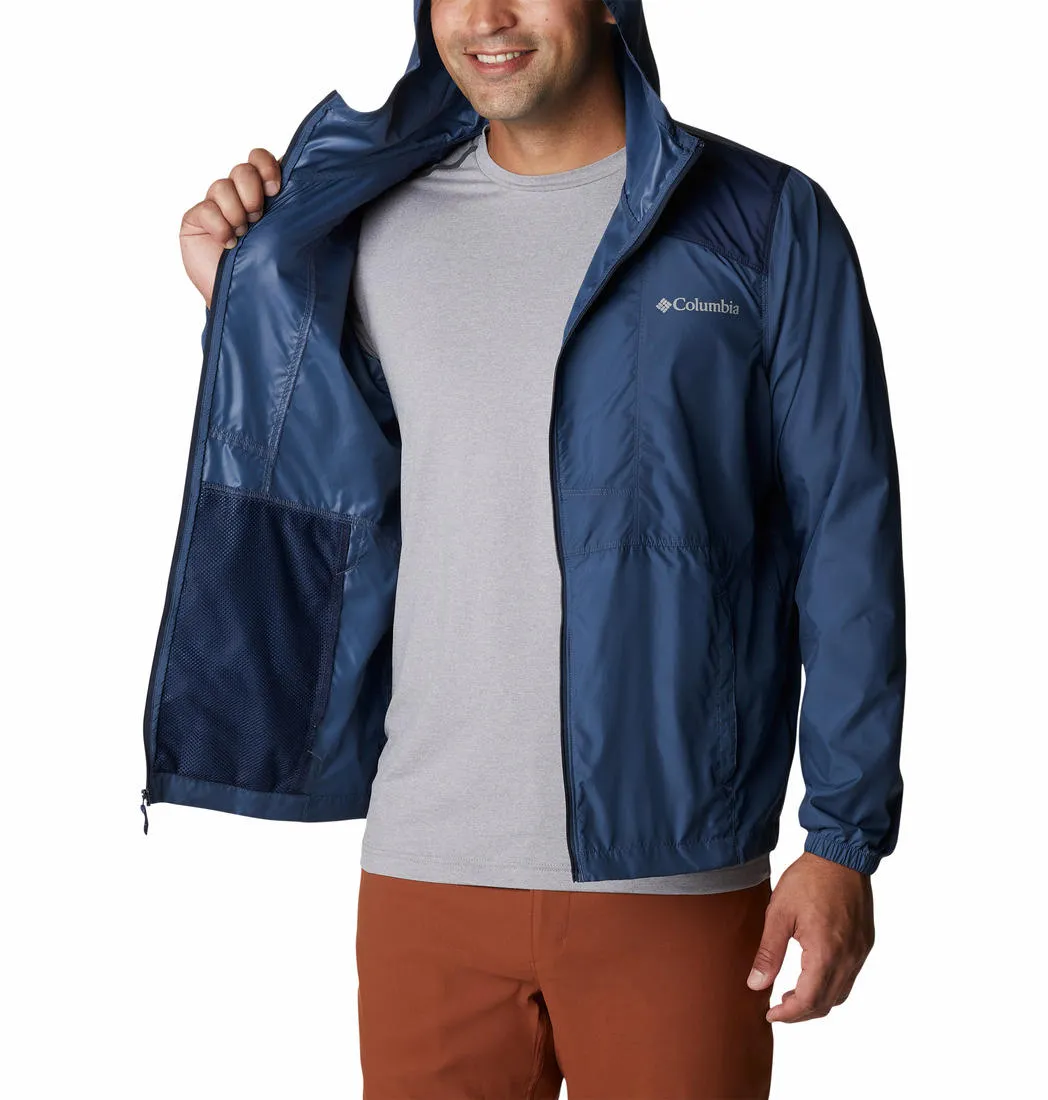 Columbia Men Navy Blue Flashback Windbreaker Rain Jacket