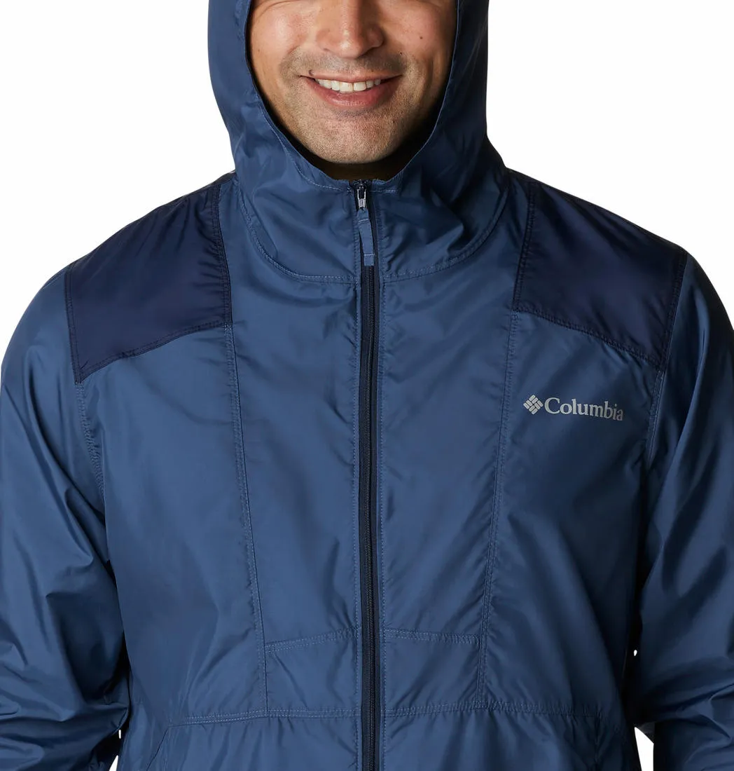 Columbia Men Navy Blue Flashback Windbreaker Rain Jacket