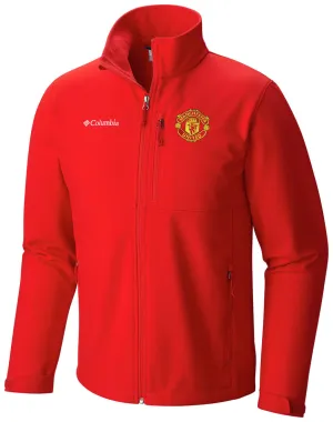 Columbia Men Red Ascender Soft Shell Jacket