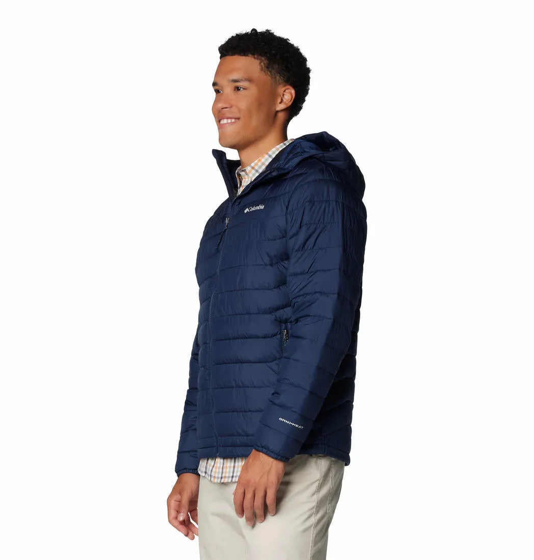 Columbia Mens Blue Powder Lite II Hooded Jacket