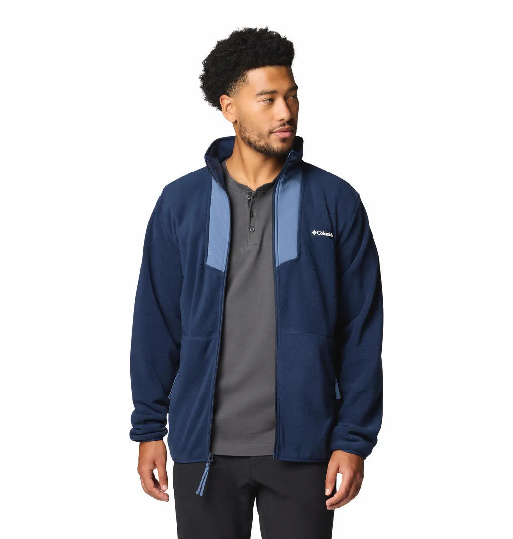 Columbia Mens Blue Sequoia Grove Full Zip Fleece Jacket
