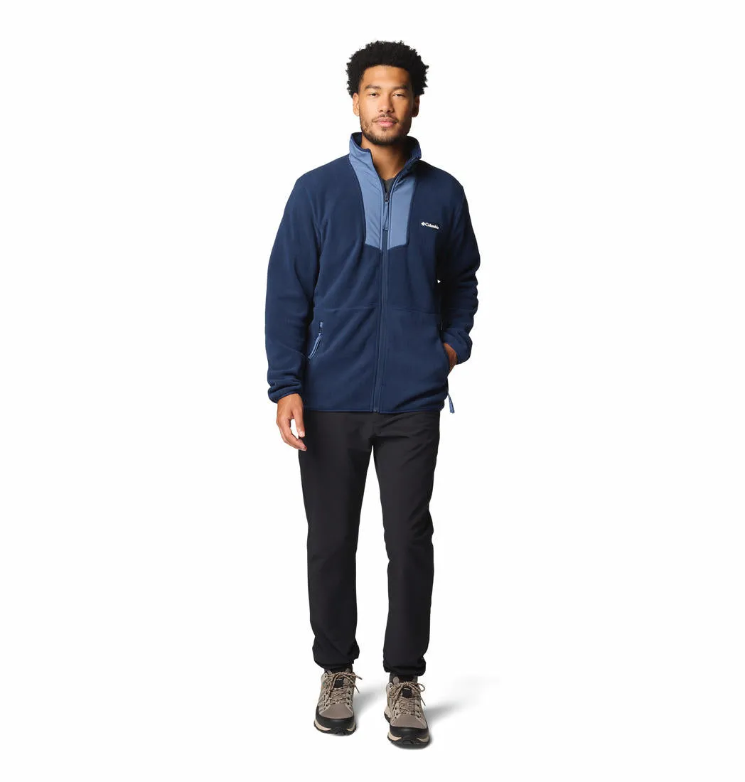 Columbia Mens Blue Sequoia Grove Full Zip Fleece Jacket