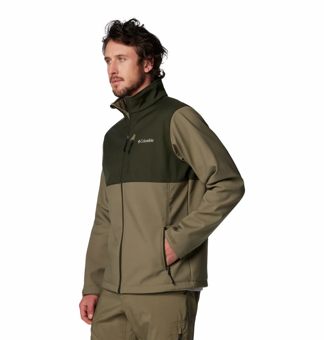 Columbia Mens Green Ascender Softshell Jacket