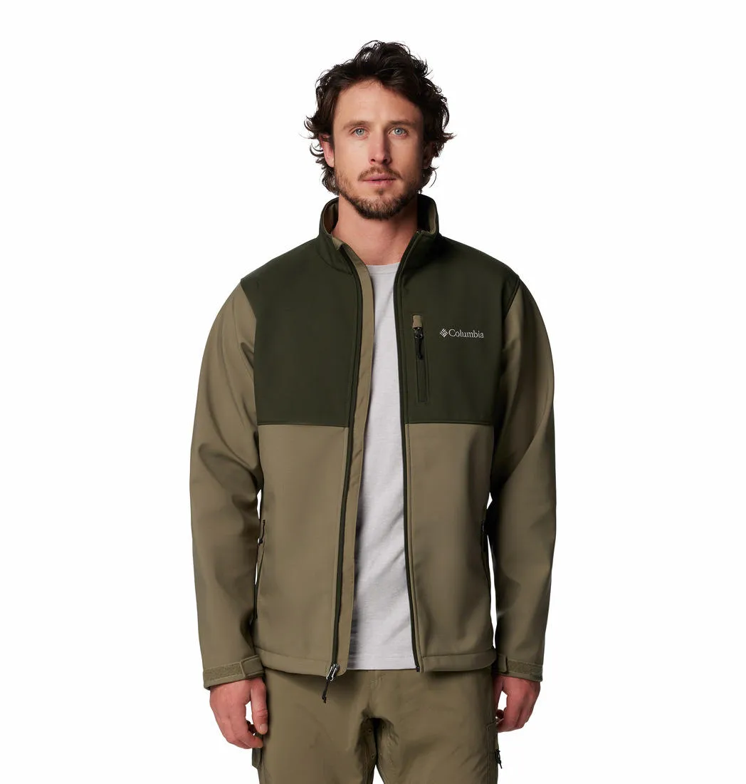 Columbia Mens Green Ascender Softshell Jacket