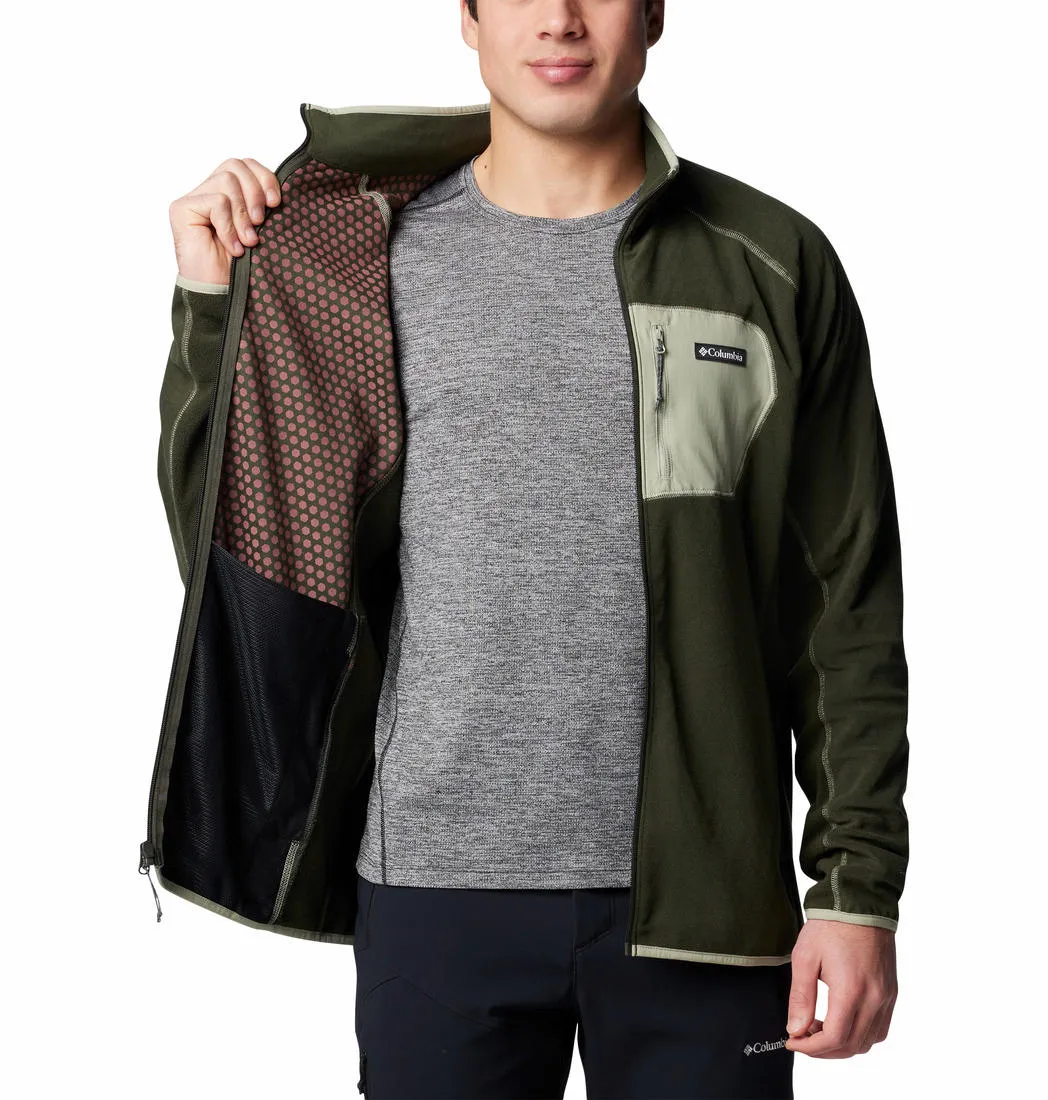 Columbia Mens Green Outdoor Tracks Full Zip II Jacket