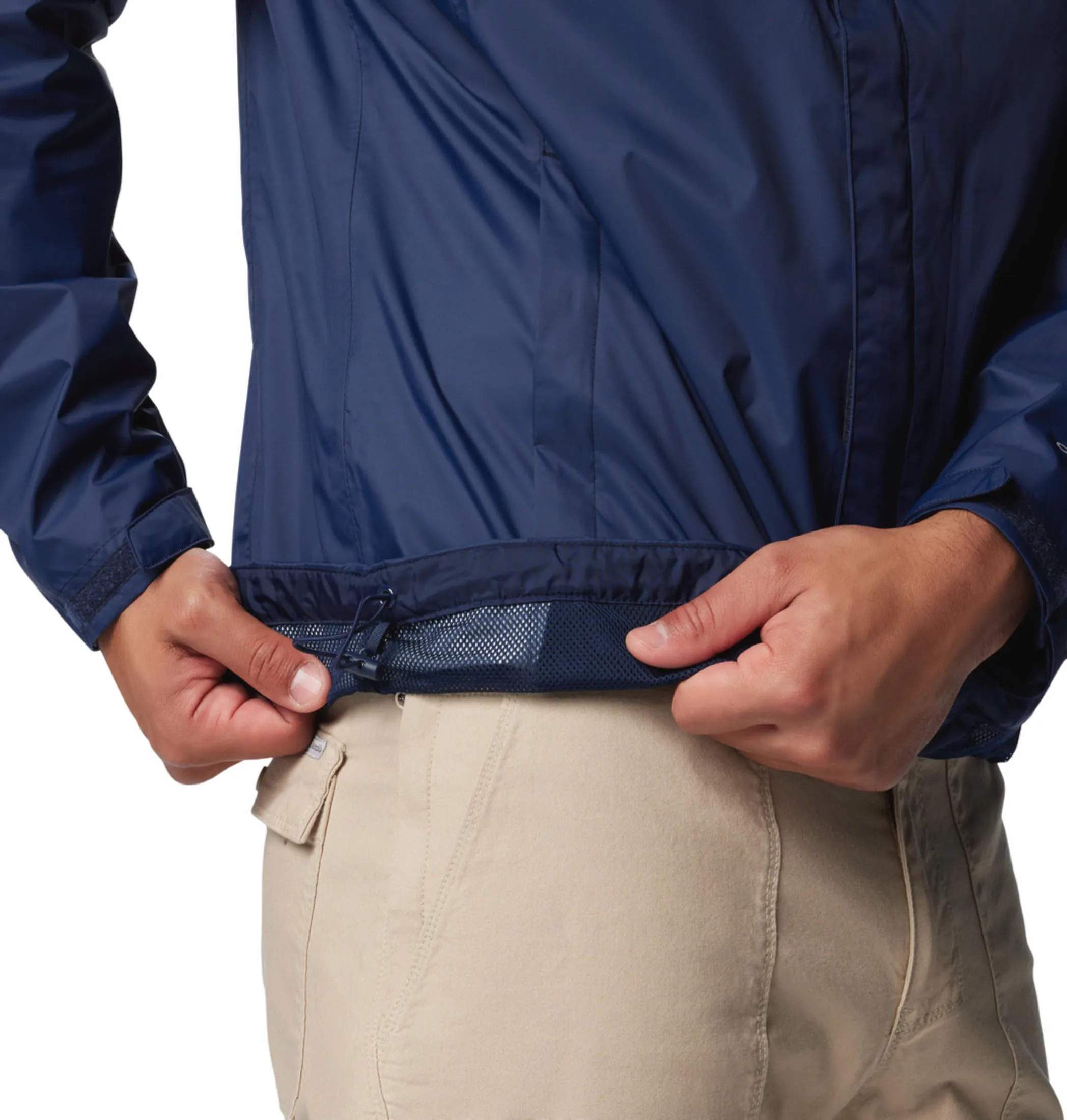 Columbia Mens Navy Blue Omni-Tech Watertight II Rain Jacket