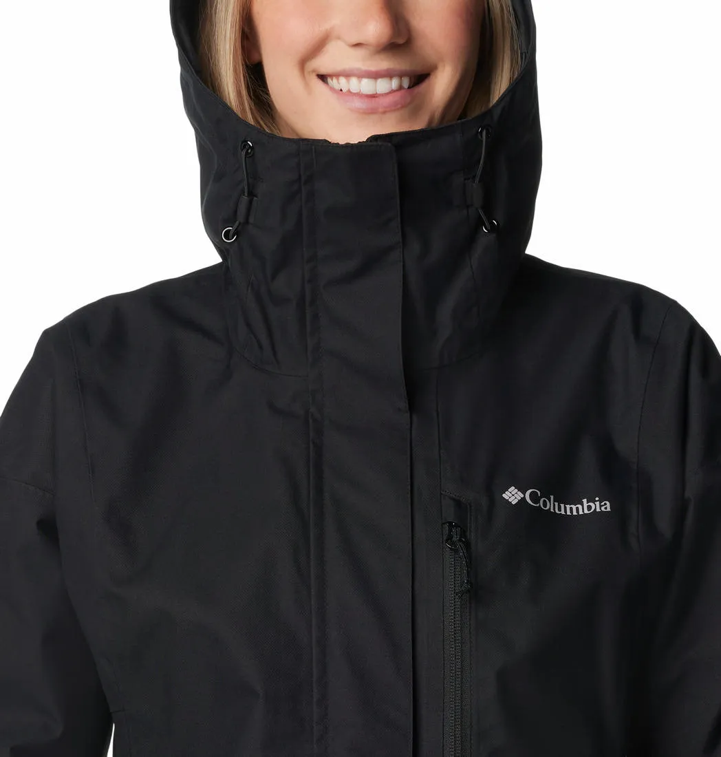 Columbia Women Black Hikebound Rain Jacket