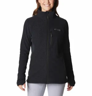 Columbia Women Black Titan Pass 3.0 Full Zip Fleece Fleece Top