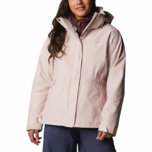 Columbia Women Pink Bugaboo II Fleece Interchange Jacket
