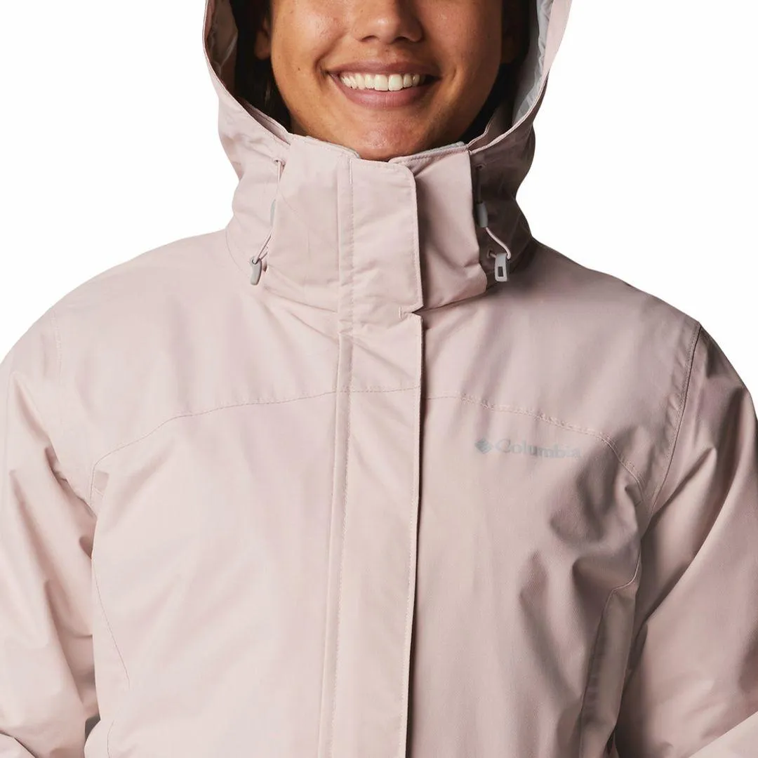 Columbia Women Pink Bugaboo II Fleece Interchange Jacket