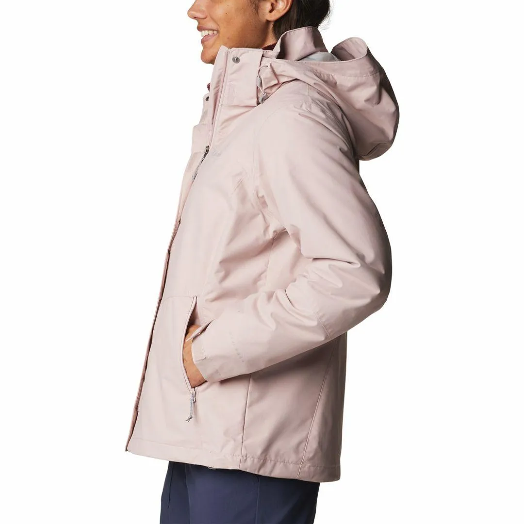 Columbia Women Pink Bugaboo II Fleece Interchange Jacket