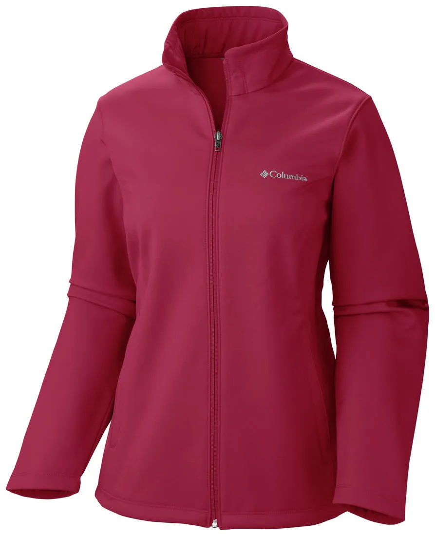 Columbia Women Red Kruser Ridge Soft Shell Jacket