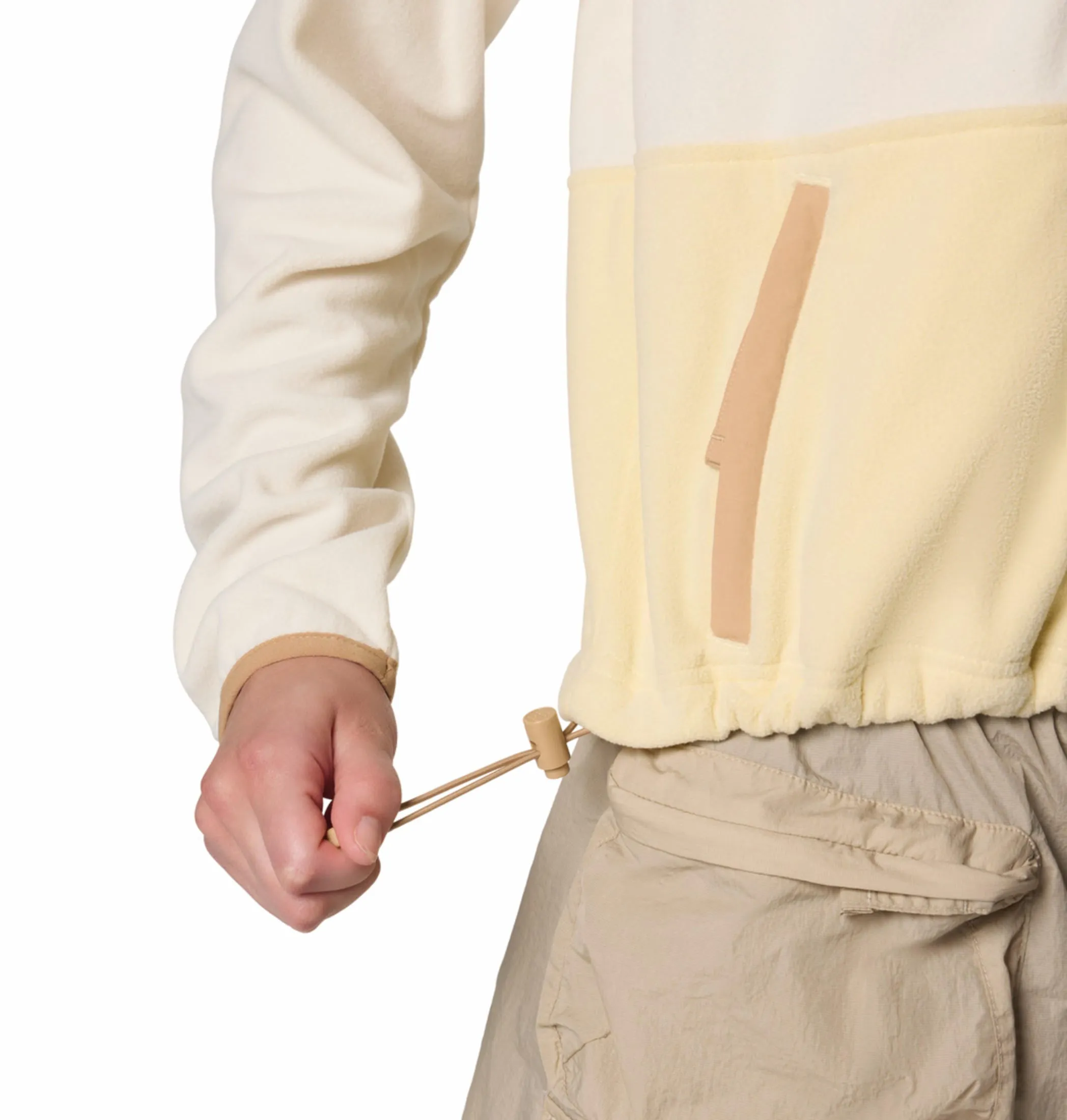 Columbia Womens Beige Backbowl II Full Zip Fleece Jacket