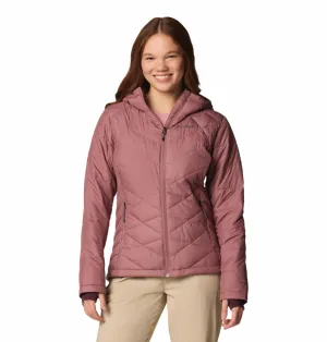 Columbia Womens Pink Omni-Heat Reflective Heavenly Hooded Jacket
