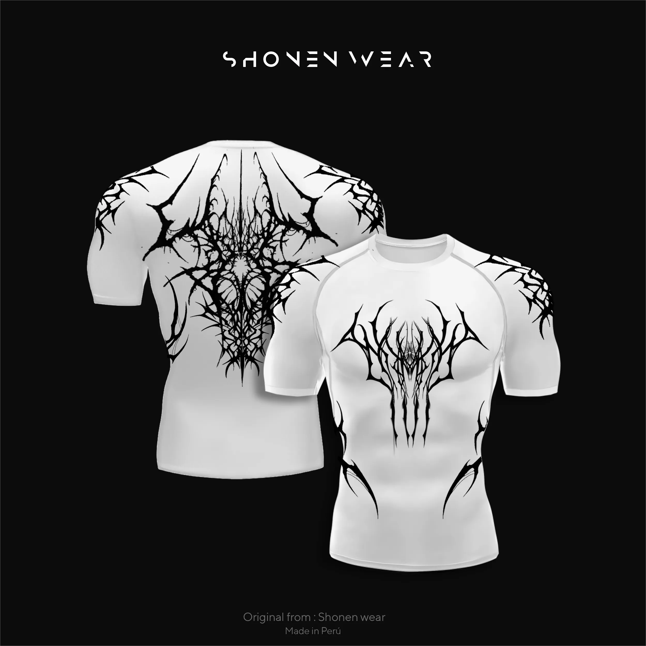 Compression shirt - Aggressive Desing / Moonlight