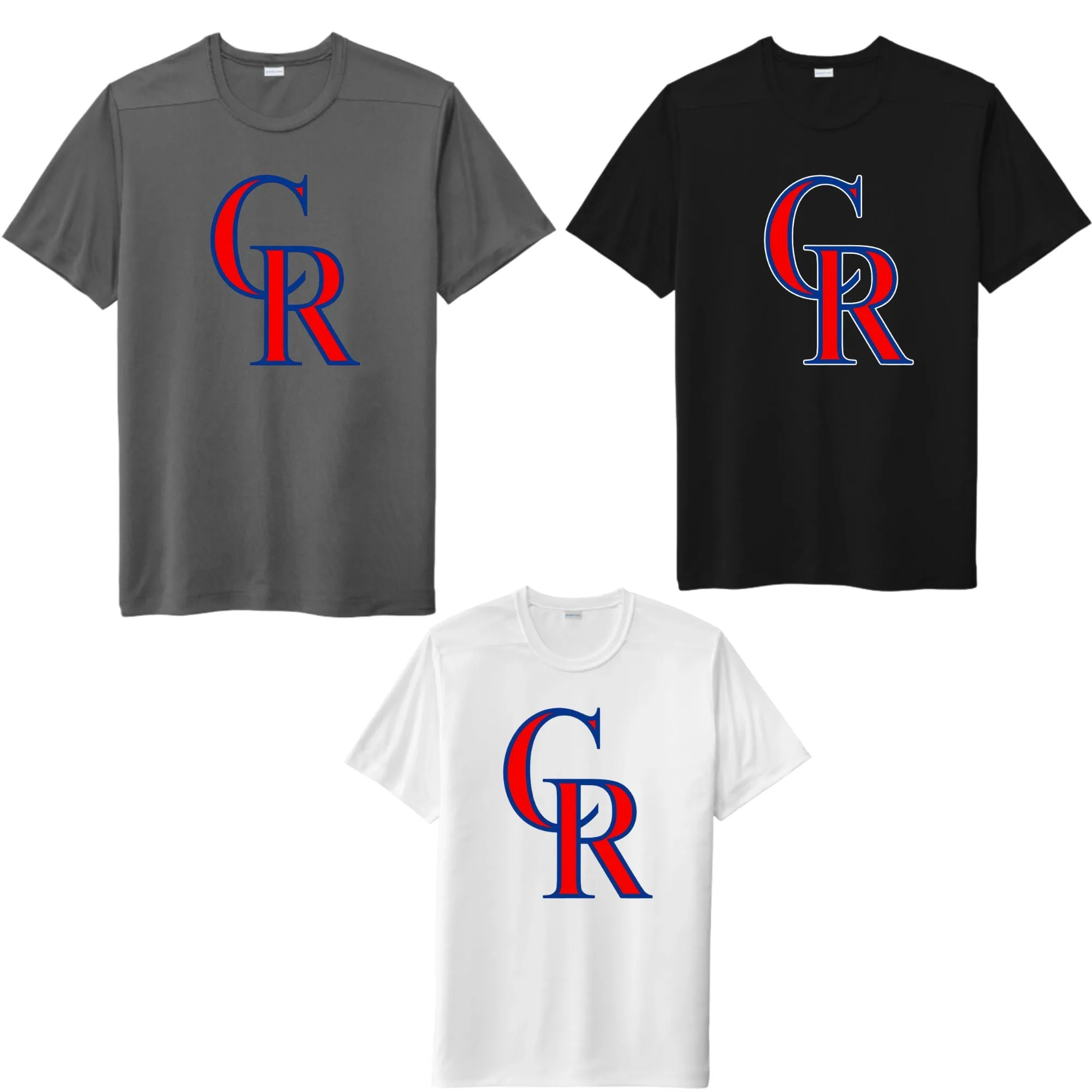 Continental Ranch Little League DRI-FIT Performance T-shirt Youth or Unisex CR LOGO