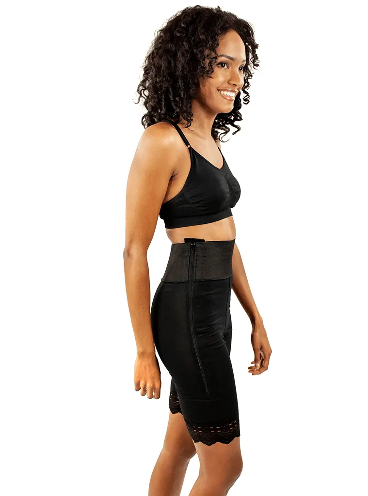 ContourMD Mid Thigh Girdle 4"in Waist Slit Crotch - Style 4