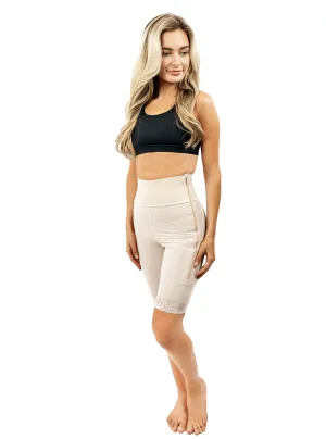 ContourMD Mid Thigh Girdle 4"in Waist Slit Crotch - Style 4